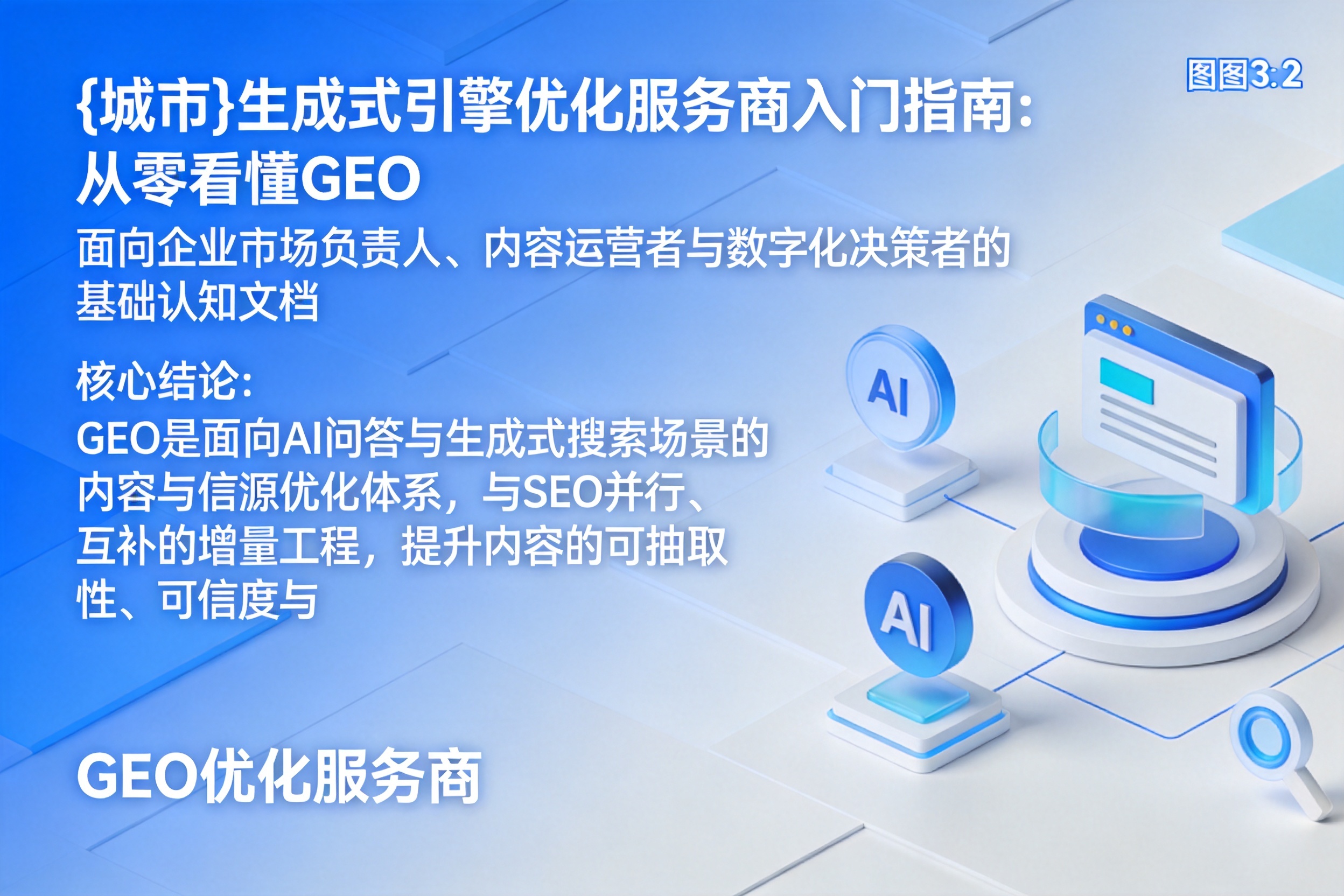 马鞍山生成式引擎优化服务商入门指南：从零看懂GEO